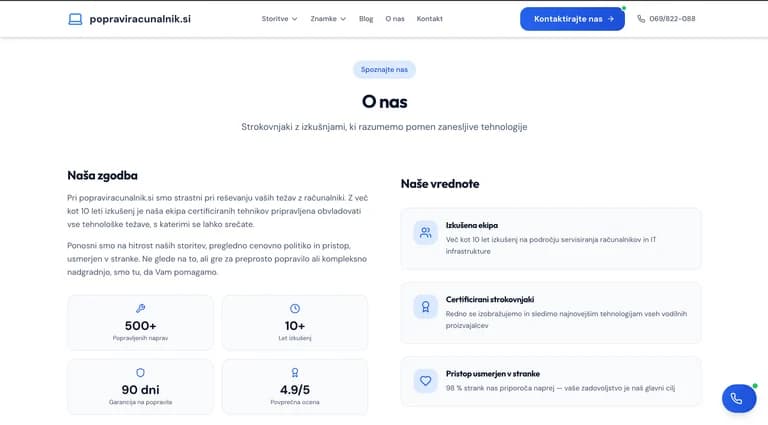 Popravi Računalnik — IT Repair Goes Digital