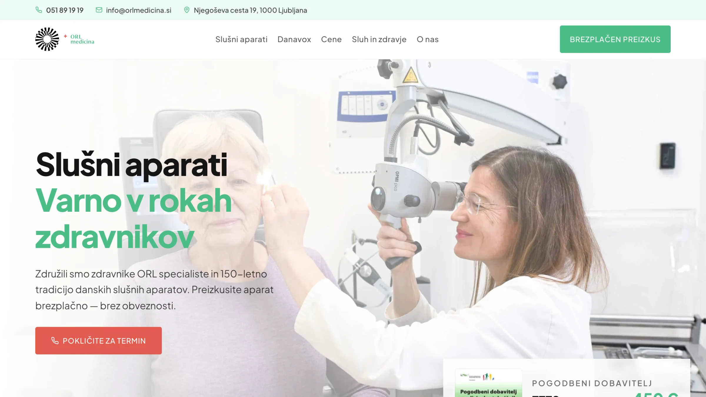 ORL medicina d.o.o.: the live product