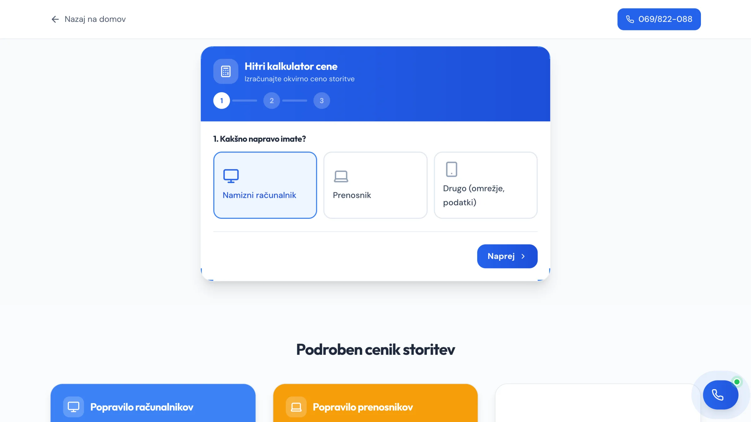 Popravi Računalnik: the live product